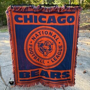 Chicago Bears Cotton Throw